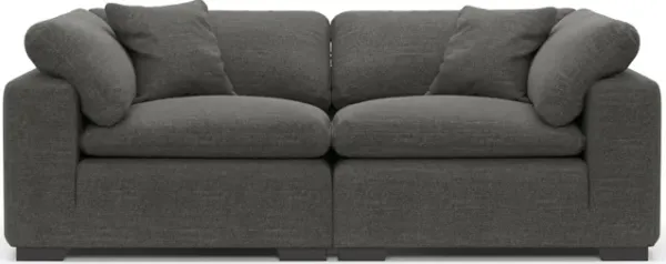 Plush Core Comfort 2-Piece Sofa - Curious Charcoal