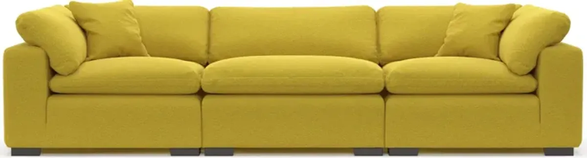 Plush Core Comfort 3-Piece Sofa - Bloke Goldenrod