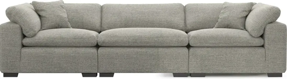 Plush Core Comfort 3-Piece Sofa - Pandora Pepper