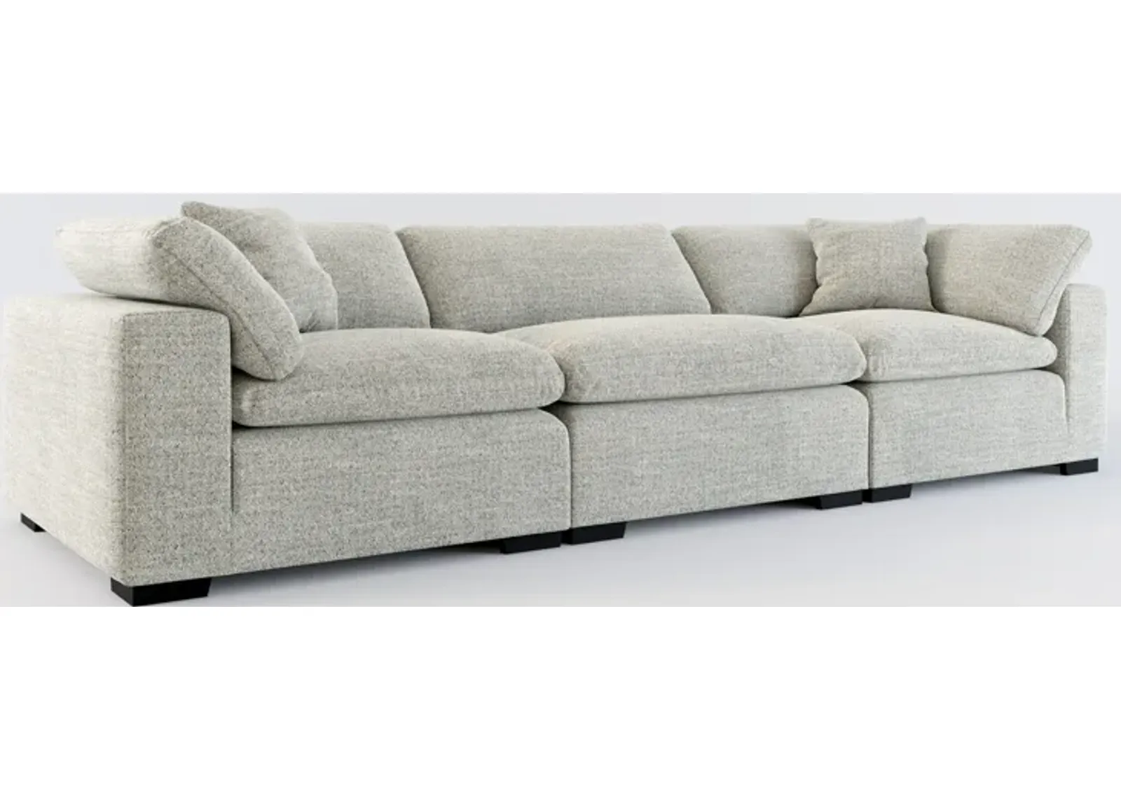 Plush Core Comfort 3-Piece Sofa - Pandora Pepper