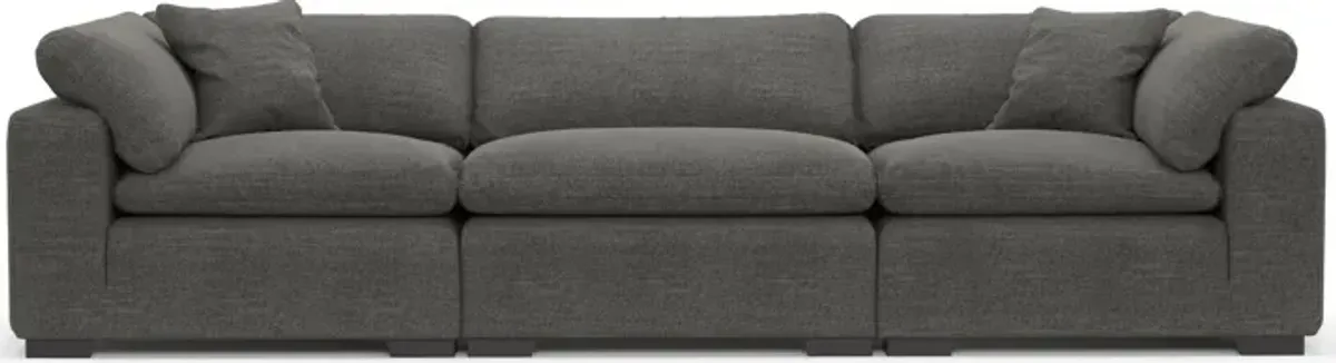 Plush Core Comfort 3-Piece Sofa - Curious Charcoal