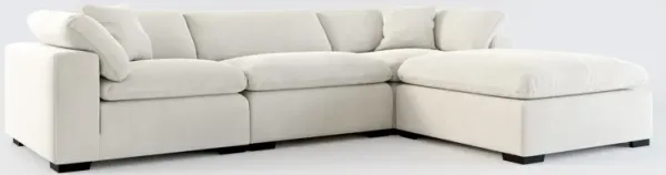 Plush Core Comfort 3-Piece Sofa and Ottoman - Laurent Beach