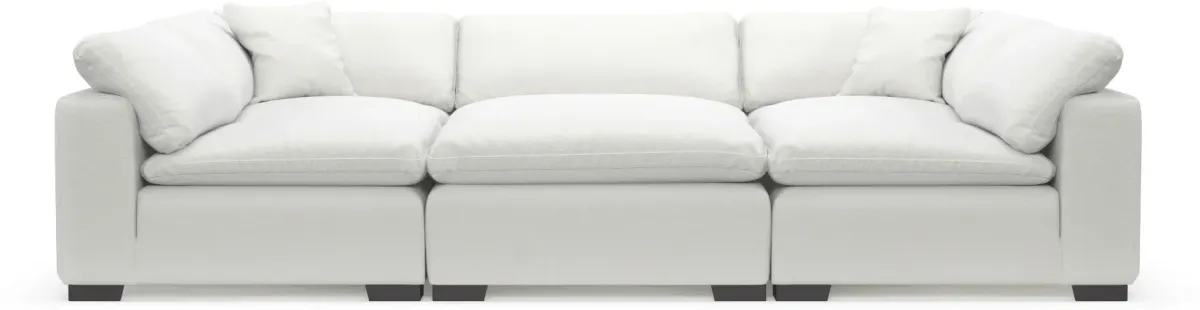 Plush Core Comfort 6-Piece Pit Sectional - Contessa Vanilla