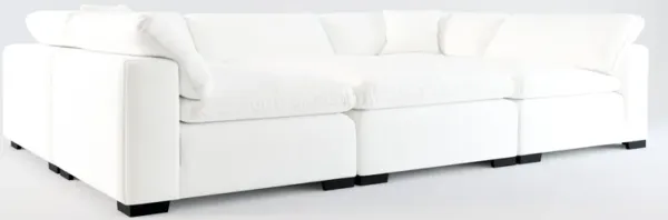 Plush Core Comfort 6-Piece Pit Sectional - Contessa Vanilla