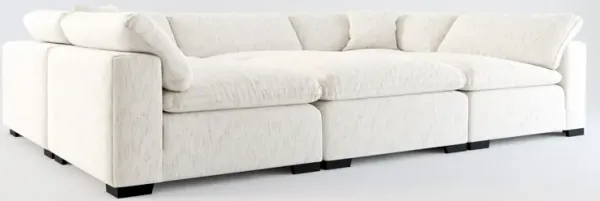 Plush Core Comfort 6-Piece Pit Sectional - P.T. Cream