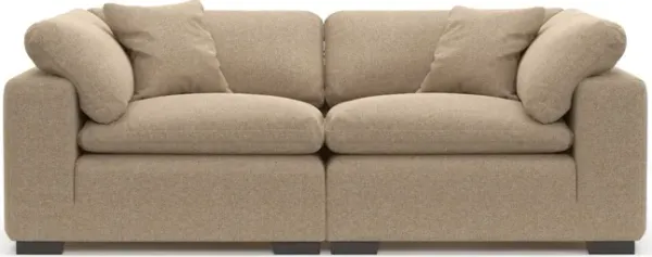 Plush Core Comfort Eco Performance Fabric 2-Piece Sofa - Liv Wicker