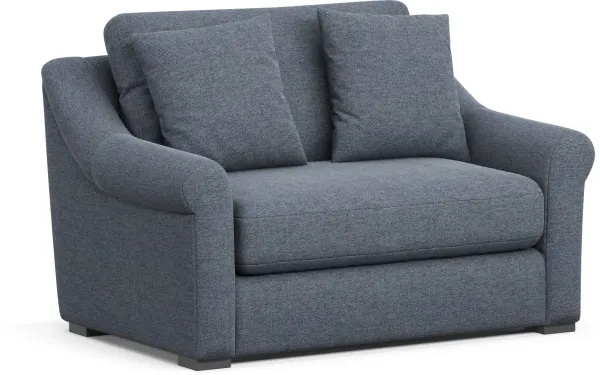 Bowery Foam Comfort Chair and a Half - Bridger Navy