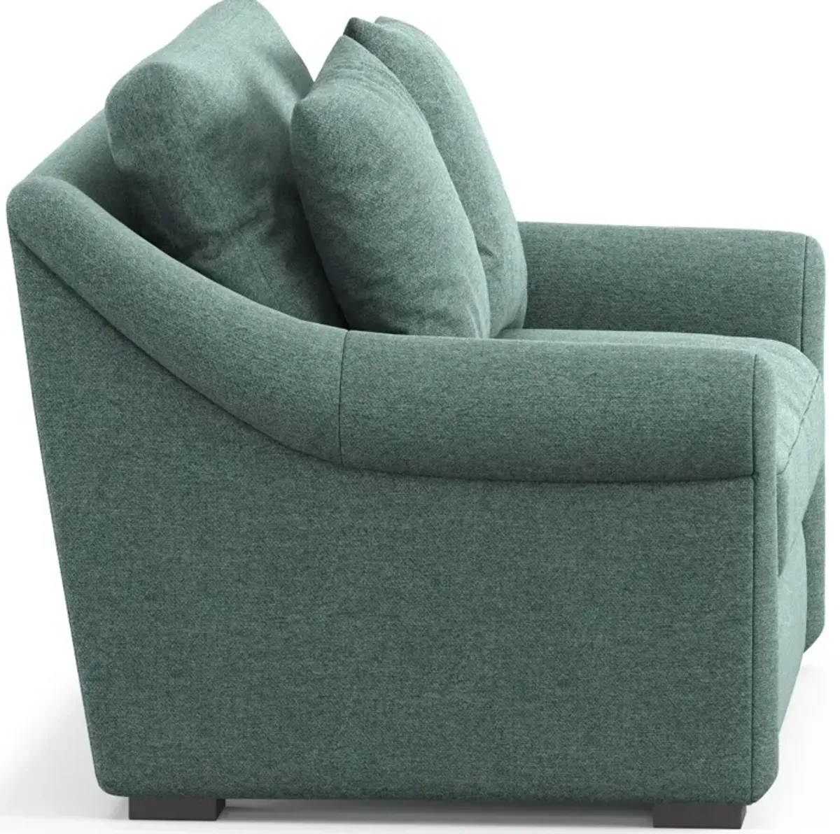 Bowery Foam Comfort Chair and a Half - Bridger Jade