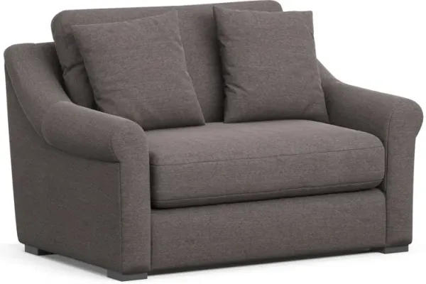 Bowery Foam Comfort Chair and a Half - Presidio Steel