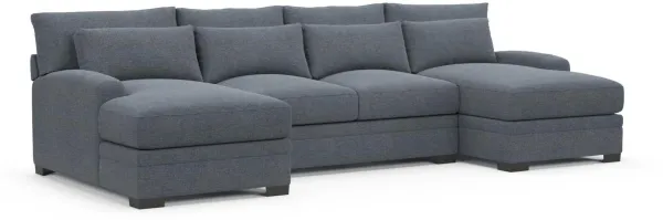 Boston Hybrid Comfort Sectional - Bridger Navy