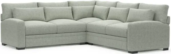 Boston Hybrid Comfort Sectional - Broderick Sea Glass