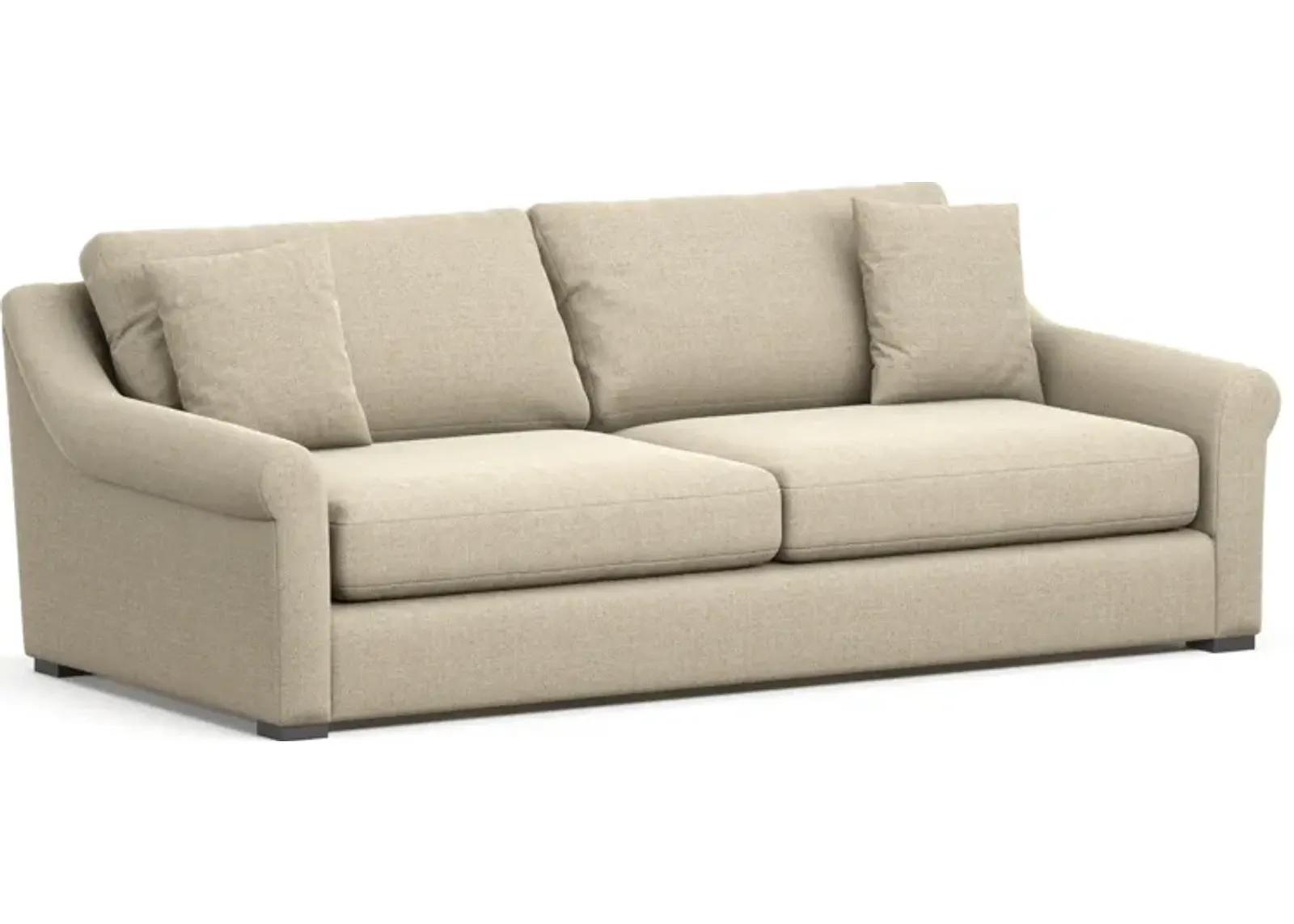 Bowery Foam Comfort 97" Sofa - Broderick Sand