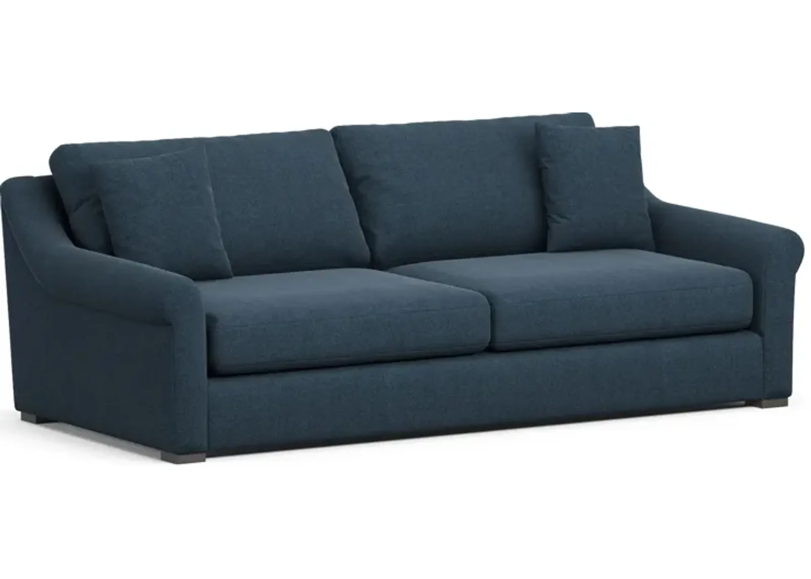 Bowery Foam Comfort 97" Sofa - Broderick Indigo