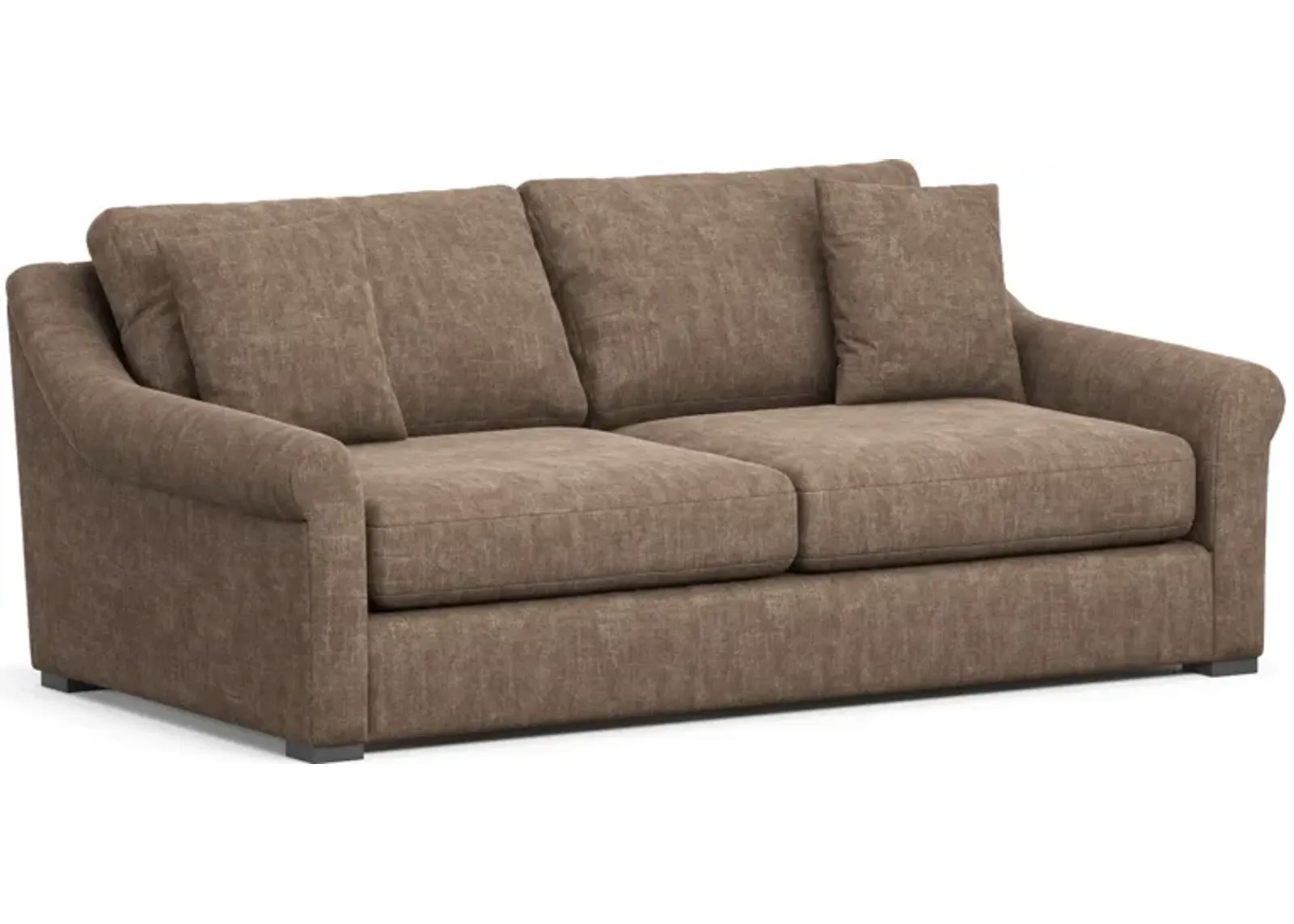 Bowery Foam Comfort 87" Sofa - Argo Java