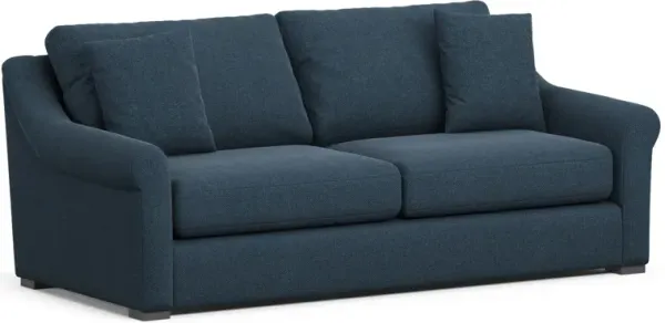 Bowery Foam Comfort 87" Sofa - Broderick Indigo