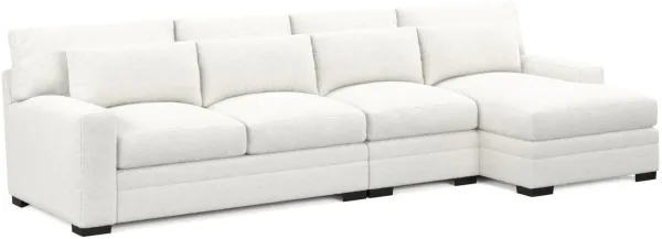 Boston Hybrid Comfort Sectional - Bloke Snow