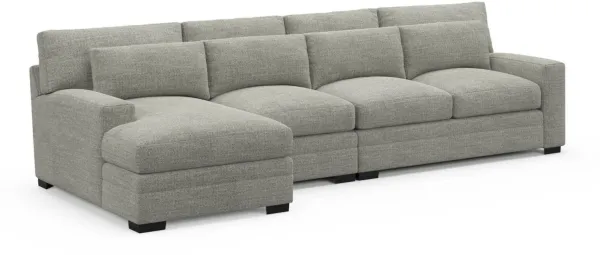 Boston Hybrid Comfort Sectional - Pandora Pepper