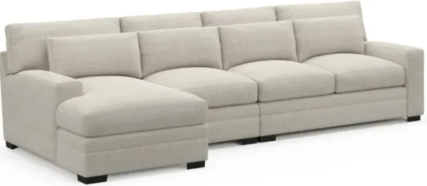 Boston Hybrid Comfort Sectional - Mason Porcelain