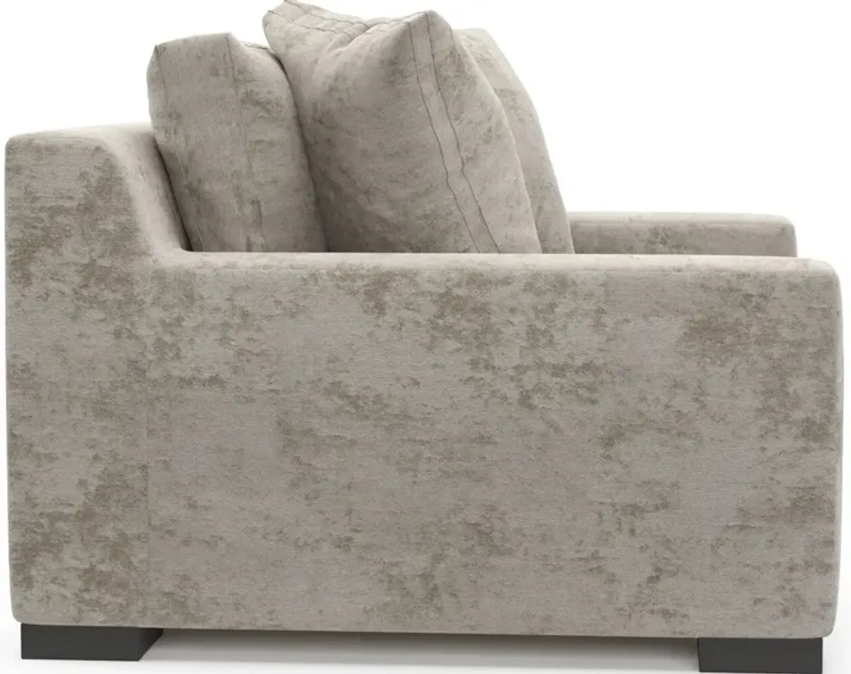 Ethan Hybrid Comfort Chair and a Half - Hearth Cement