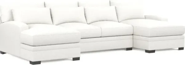 Boston Hybrid Comfort Sectional - Bloke Snow