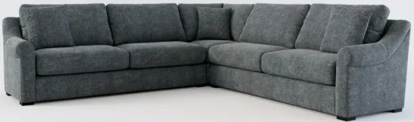 Bowery 3-Piece Sectional - Contessa Shadow