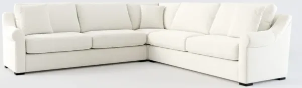 Bowery 3-Piece Sectional - Living Large White