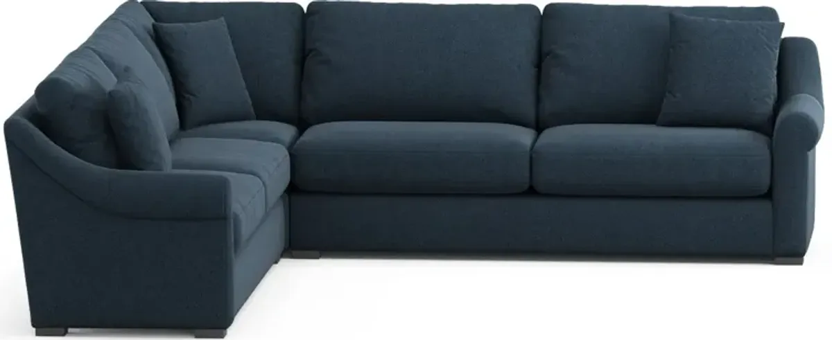 Bowery 3-Piece Sectional - Broderick Indigo