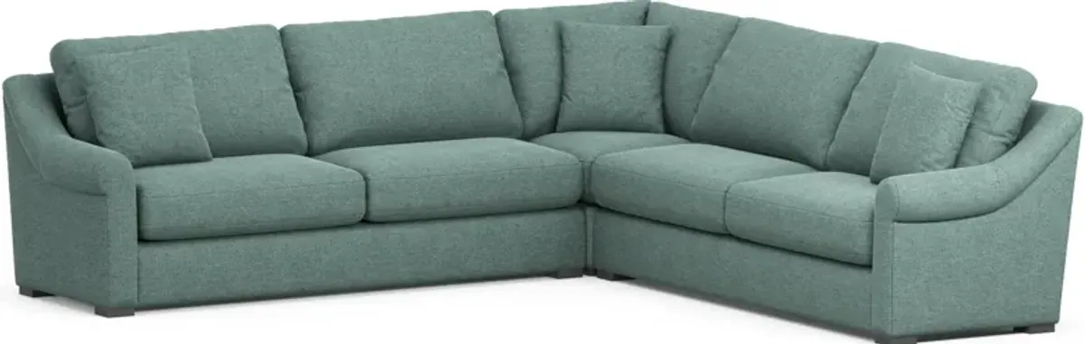 Bowery 3-Piece Sectional - Bridger Jade