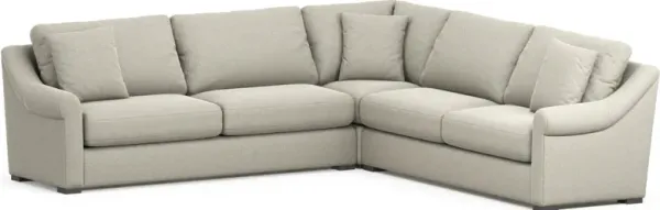 Bowery 3-Piece Sectional - Liv Dove