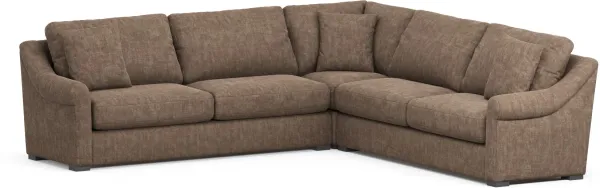 Bowery 3-Piece Sectional - Argo Java