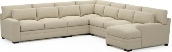 Boston Hybrid Comfort Sectional - Broderick Sand