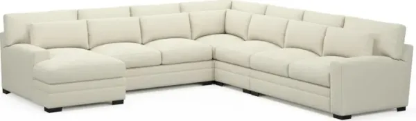Boston Hybrid Comfort Sectional - Fincher Ivory