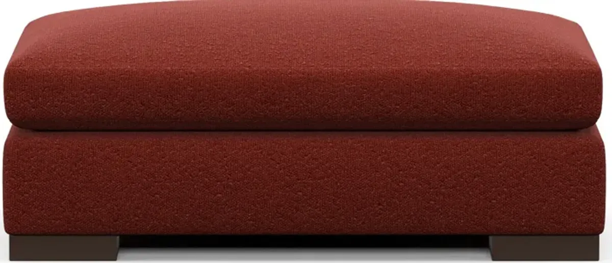 Ethan Foam Comfort Ottoman - Bloke Brick