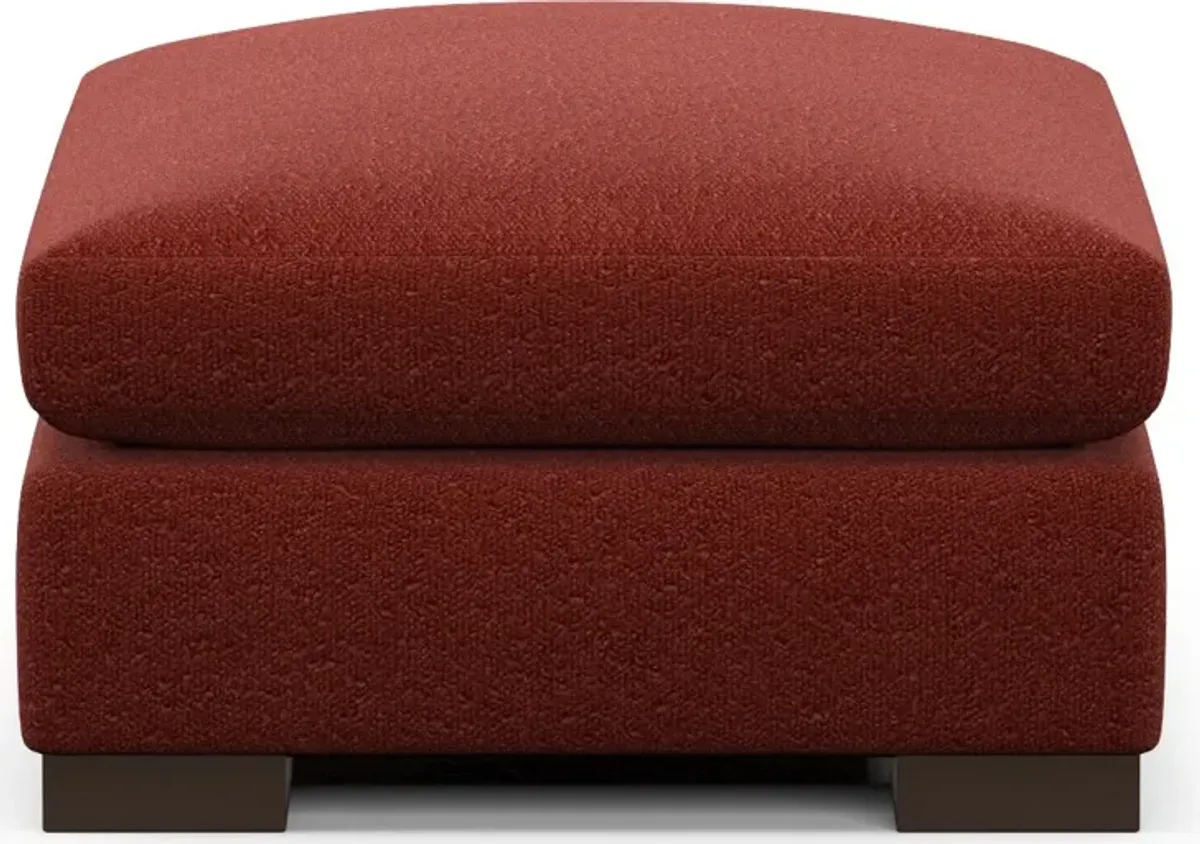 Ethan Foam Comfort Ottoman - Bloke Brick