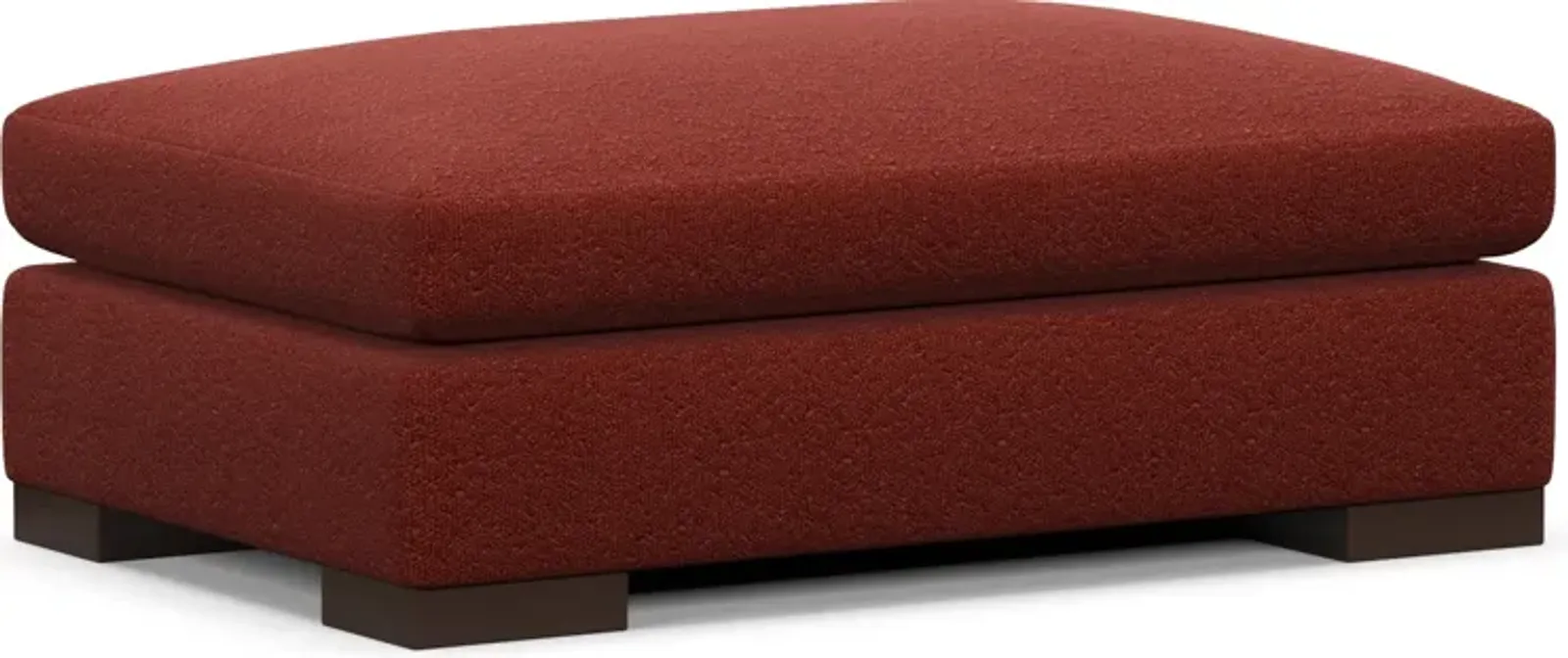 Ethan Foam Comfort Ottoman - Bloke Brick