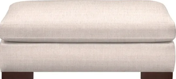 Ethan Foam Comfort Ottoman - Mason Porcelain