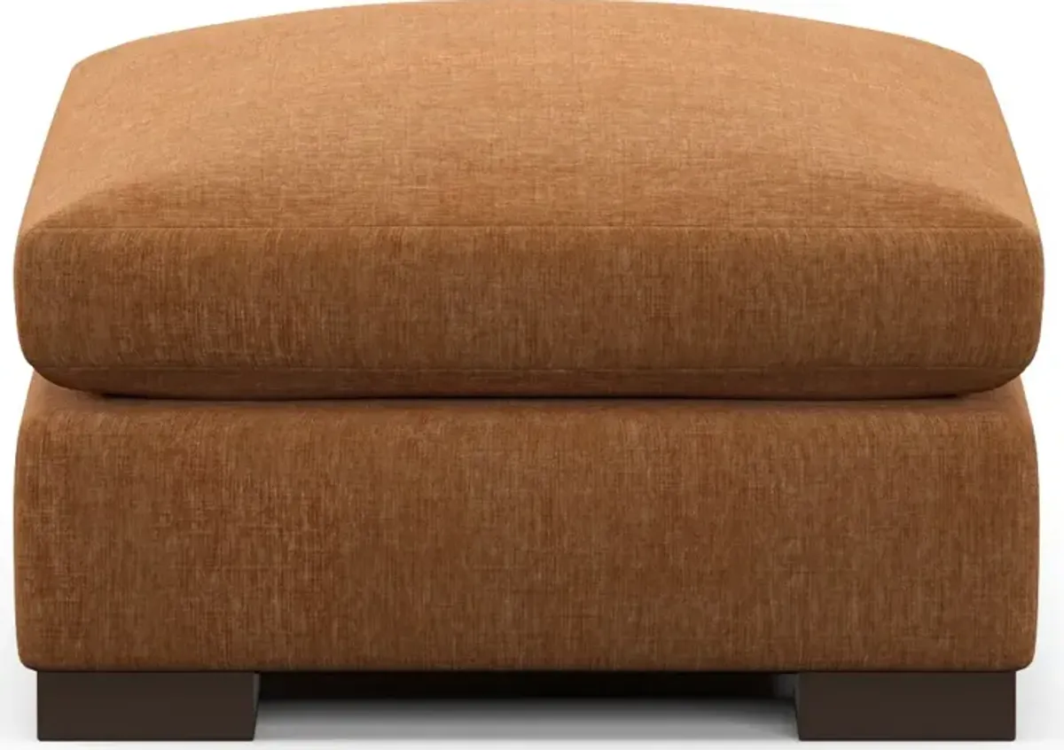 Ethan Hybrid Comfort Ottoman - Contessa Ginger