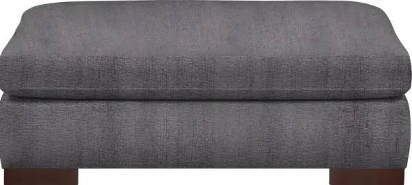Ethan Cumulus Ottoman - Living Large Charcoal