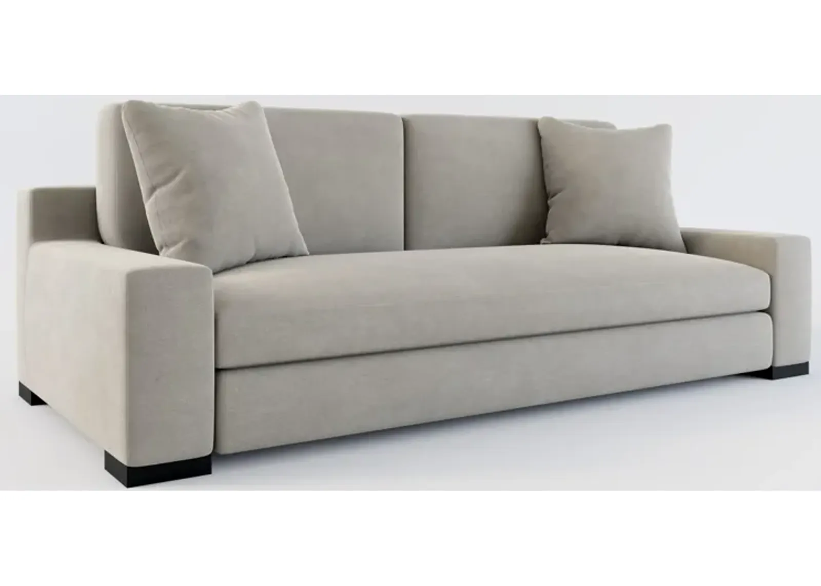 Ethan Hybrid Comfort Sofa - Abington Fog