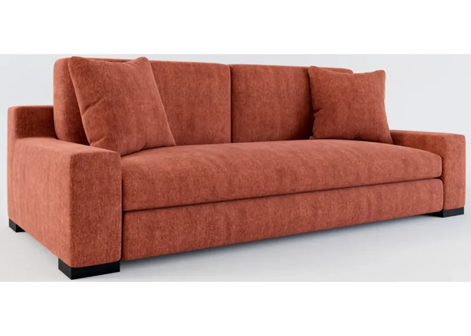 Ethan Hybrid Comfort Sofa - Contessa Paprika