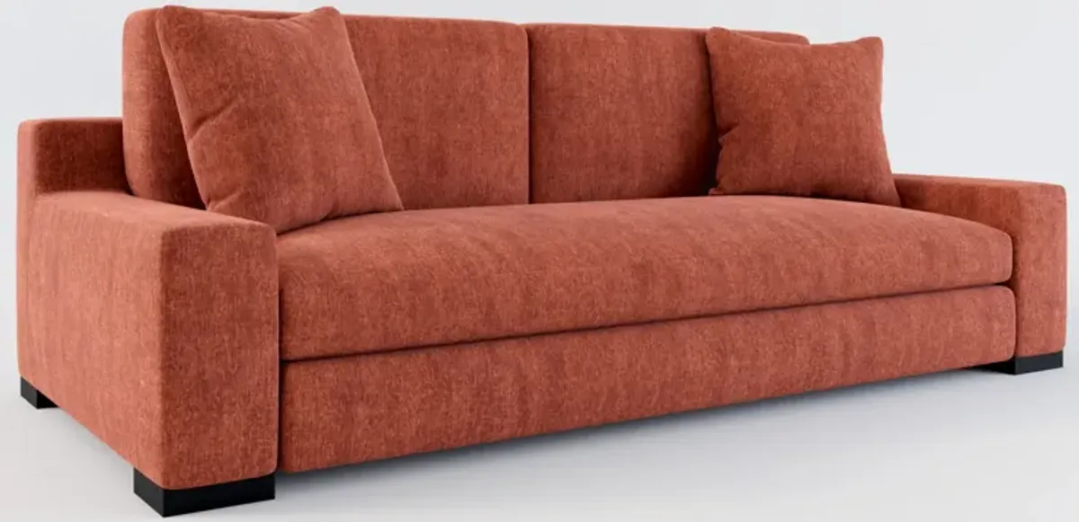 Ethan Hybrid Comfort Sofa - Contessa Paprika