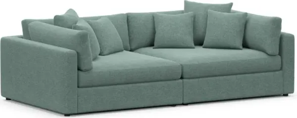 Sasha Foam Comfort Sofa - Bridger Jade