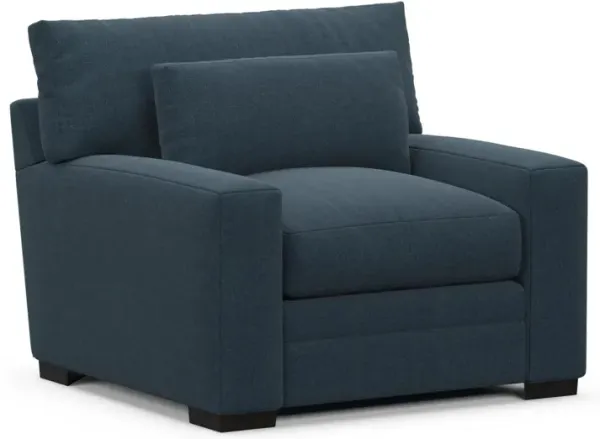Boston Foam Comfort Chair - Broderick Indigo
