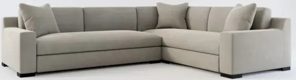 Ethan Foam Comfort 2-Piece Large Sectional with Left-Facing Sofa - Abington Fog