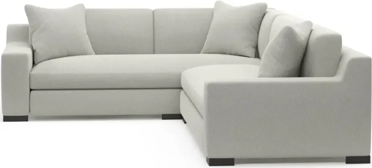 Ethan Foam Comfort 2-Piece Sectional with Right-Facing Sofa - Oslo Snow