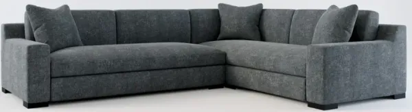 Ethan Hybrid Comfort 2-Piece Sectional with Left-Facing Sofa - Contessa Shadow