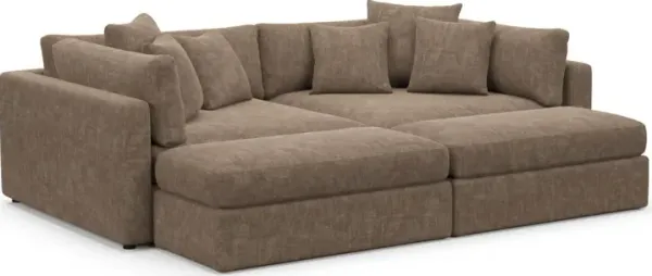 Sasha Foam Comfort Sectional - Argo Java