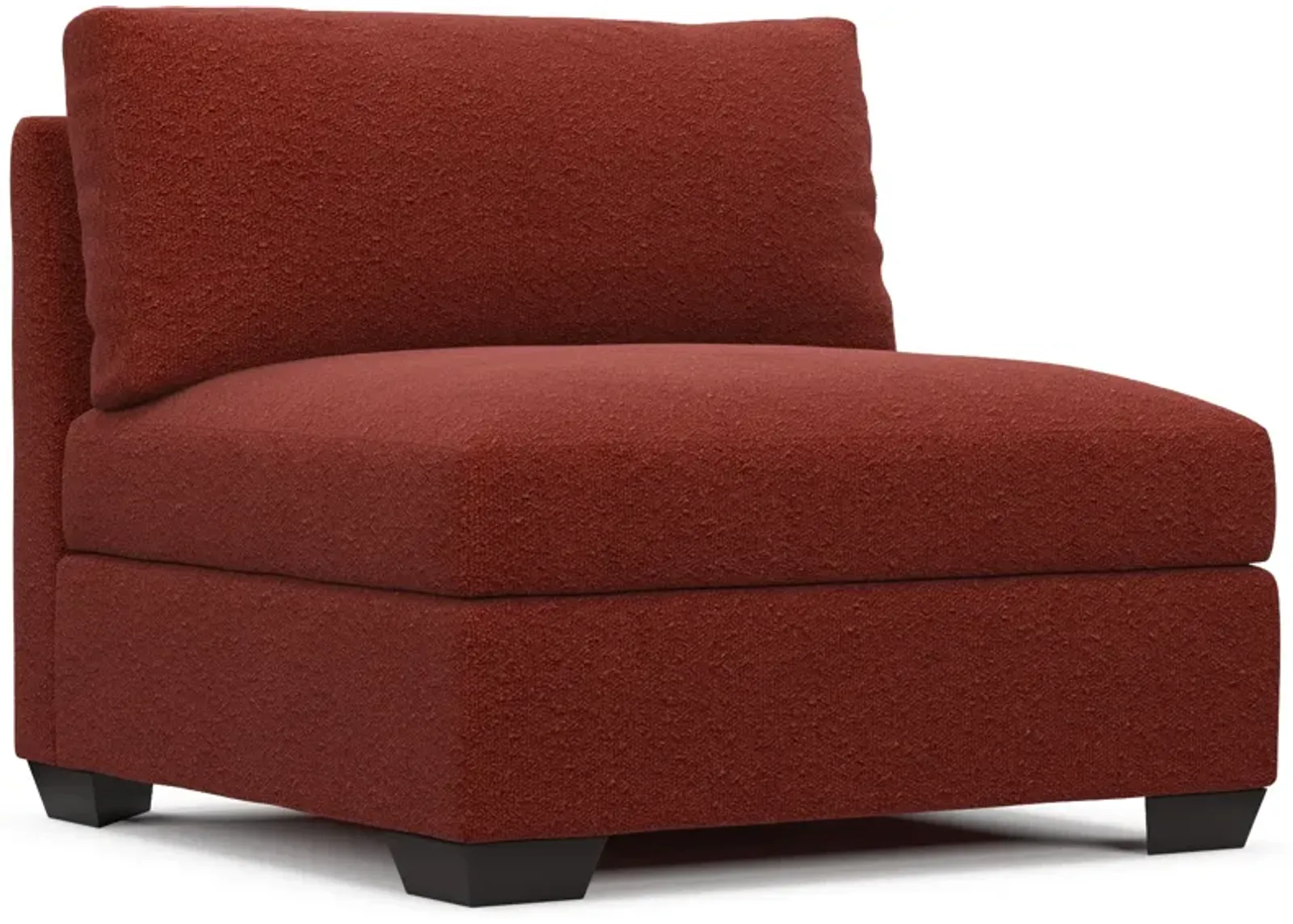 Beckham Foam Comfort Armless Chair - Bloke Brick