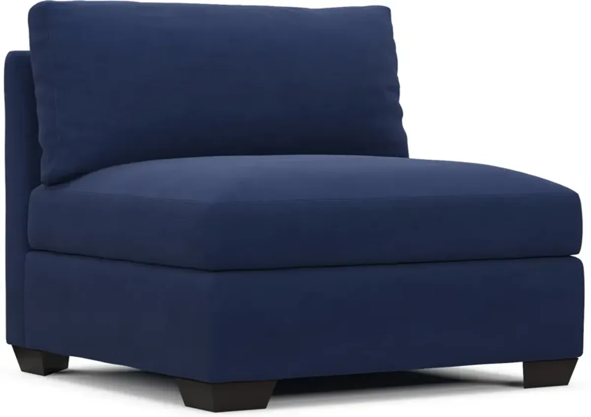 Beckham Foam Comfort Armless Chair - Abington Indigo