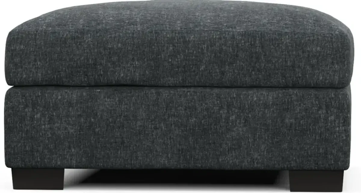 Beckham Foam Comfort Ottoman - Contessa Shadow